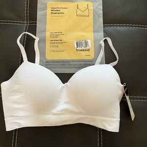 True kind by Shapermint supportive Comfort Wireless Shaping Bra White Large